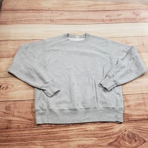 Champion Sweater Womens Medium Gray Reverse Weave Sweatshirt Crew Neck Ladies A7 - Picture 1 of 12