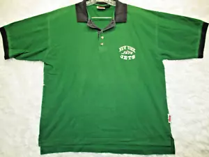 New York Jets The Edge Poloshirt Herren Gr. L Large Vintage Retro NYJ 1997 Polo - Bild 1 von 12