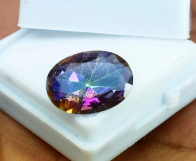 Lab Created Alexandrite Gemstone 3ct Oval Cut loose Alexandrite Ring Gemstone - Image 1 of 4