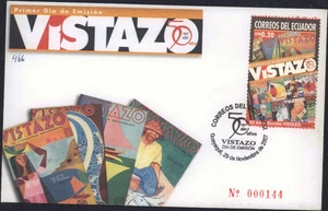 ECUADOR 2007 VISTAZO MAGAZINE FDC POPE JOHN PAUL II PAPA JUAN PABLO 2do - Picture 1 of 2