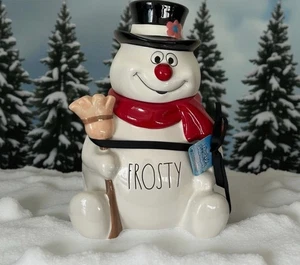 Tarro de galletas de Navidad Rae Dunn & Frosty The Snowman colaboración - Imagen 1 de 1