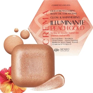 Illuminating Solid Body Oil Peach Gold, Tanning Cream with - Picture 1 of 5