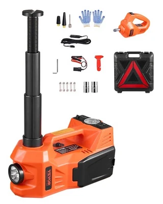 Electric Car Jack Kit 5 Ton /11000 lbs w/ Impact Wrench & Inflator for SUV Truck - Image 1 of 4