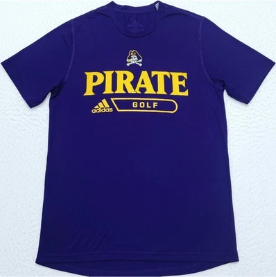 TEAM ISSUED adidas Aeroready East Carolina Pirates golf shirt Men's SMALL S - Image 1 of 4