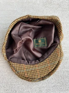 Sombrero de Caza Beretta Italia Tweed Talla L - 100% Cachemira y Cuero - Hecho en Italia - Imagen 1 de 6