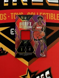 2023-24 Select Amen Thompson Draft Selections RC Jersey Purple Prizm #/99 - Bild 1 von 2