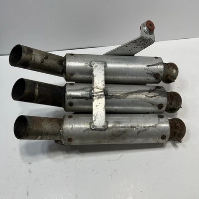 1996 Arctic Cat Snowmobile ZRT 600 Aftermarket Stinger Exhaust Mufflers Aluminum - Image 1 of 4