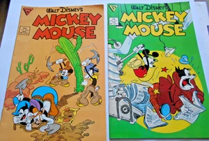 WALT DISNEY 2 X MICKEY MOUSE COMICS 1987/88 ESTADOS UNIDOS IMPRESOS Nº 223 Y Nº 239 - Imagen 1 de 3