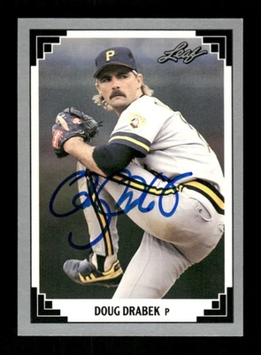 1991 Leaf 516 Doug Drabek signed auto autograph (not personalized  BXCP47 - Image 1 of 4