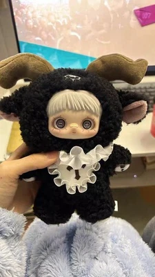 MayMei Dark Forest Series Plush Confirmed Blind Box Pendant Doll Toy- Axel Black - Image 1 of 4