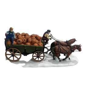 Vintage Department 56 Harvest Pumpkin Wagon Heritage Village Collection 1995 - Picture 1 of 7