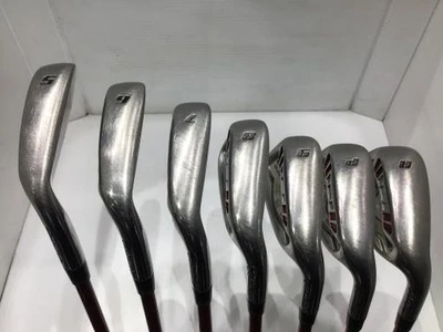 TaylorMade BURNER 2007 Iron Set 5-9,Pw,Aw 7pc Flex Stiff RE-AX Superfast 55 - Image 1 of 4