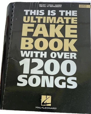 This is the Ultimate Fake Book with Over 1200 Songs Fourth Edition And More - Image 1 of 2