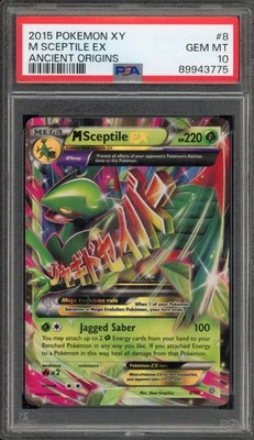 Pokemon M Sceptile EX XY Ancient Origins Holo Ultra Rare #8 PSA 10 Gem Mint - Image 1 of 2