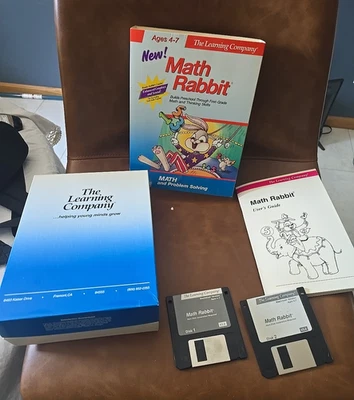 Vintage The Learning Company Math Rabbit's and Problem Solving Floppy 3.5" Disk - Image 1 of 4