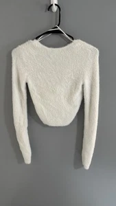 Top Aerie bianco manica lunga Xs - Foto 1 di 3