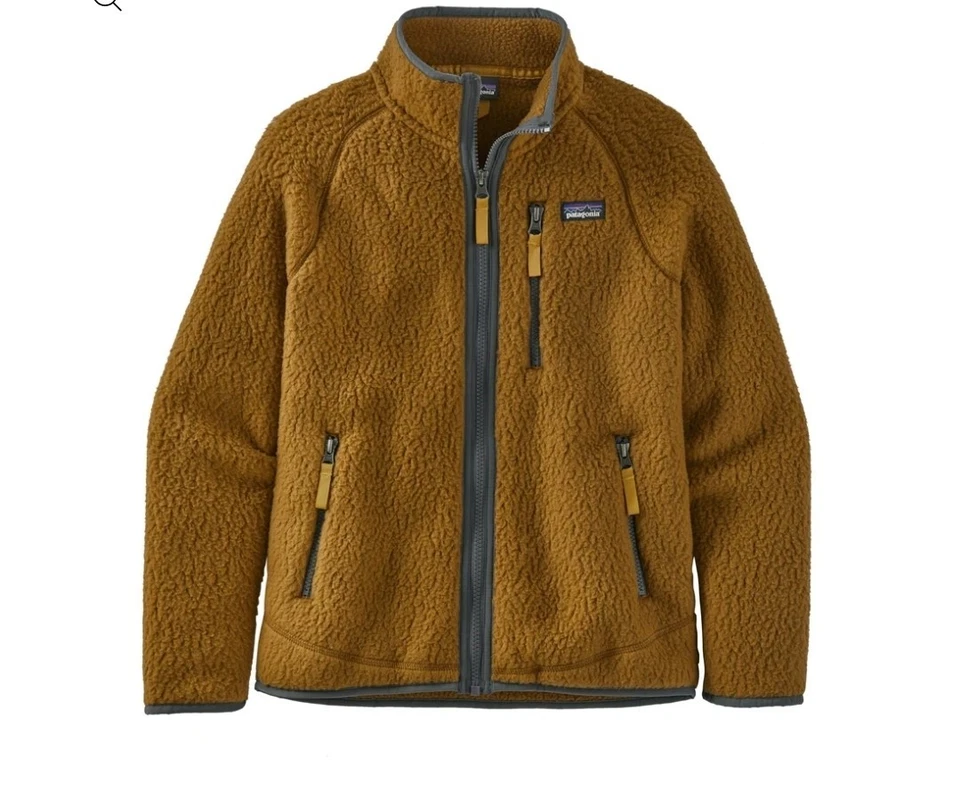 Chaqueta Patagonia Retro Pile Niños XXL 16-18 Mujer Talla M Vellón Cremallera Completa Exterior Foto 1 de 4