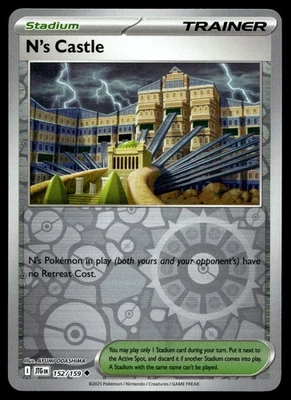 N'S CASTLE 152/159 UNCOMMON JOURNEY TOGETHER POKEMON - Image 1 of 4
