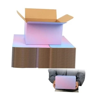 Colorful Shipping Boxes, 30 Pack Mailing Boxes for 10x7x6 Purple Gradient - Picture 1 of 7