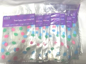 10 Packungen Heartline Ostern Leckerlibeutel je 12 Stück, 120 Eier insgesamt Zellophan 5x7 - Bild 1 von 4
