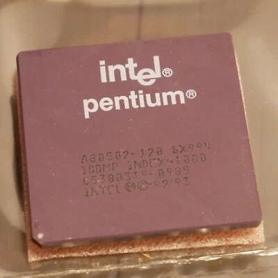 Intel A80502120 Pentium120 120MHz Socket7 CPU Processor Tested & Working 02 - Image 1 of 4