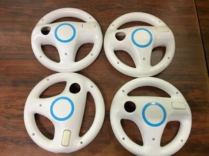 4 Pack Mario Kart Racing Steering Wheel for Nintendo Wii Remote Controller G252 - Picture 1 of 2