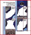 A4390 - CENTRAL AFRICAN REP- ERROR MISPERF Miniature sheet: 2019 Space Apollo 11