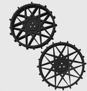 2er Set Antriebsräder OFFROAD /Passend für Gardena R38Li R40Li R50Li R70Li R80Li - Bild 1 von 4
