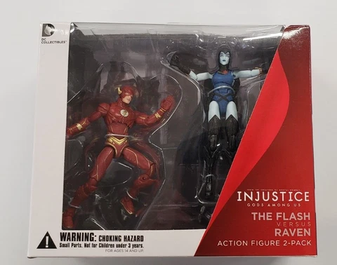 DC Collectibles FLASH vs RAVEN 2-Pack 3.75" Figure Line INJUSTICE: GODS AMONG US Cover