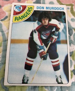 DON MURDOCH  TOPPS 1978-79 CARD # 11 RANGERS