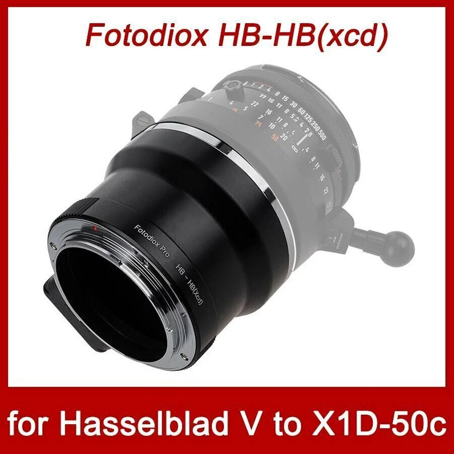 Fotodiox HB-HB(xcd) Camera Lens Adapter for Hasselblad V-Mount Lens to X1D-50c - Image 1 of 1