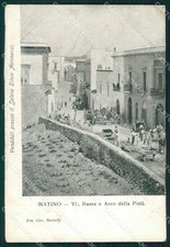 Lecce Matino PIEGA cartolina XB3601
