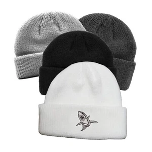 Hai bestickte Docker Beanie Mütze, Dock Beanie Mütze - Bild 1 von 3