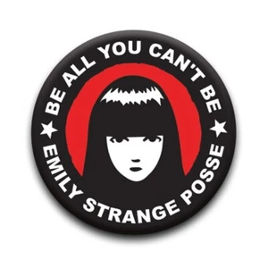 1,25 Zoll Pinback-Knopf Emily The Strange Posse Be All You Can't Be (ca. 32 mm) - Bild 1 von 2