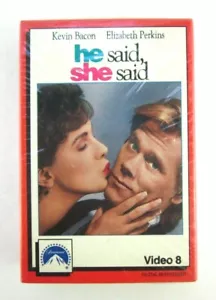 Er sagte, sie sagte Video 8 Kassette neu versiegelt Speck Perkins - Bild 1 von 6