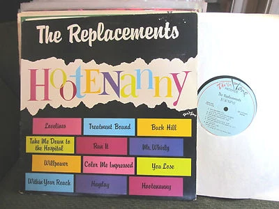 the REPLACEMENTS HOOTENANNY TWIN TONE Lp orig 1983 vinyl blue label MASTERDISK!! - Image 1 of 4