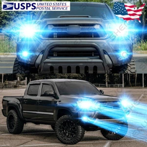 Faro LED alto/bajo 9003 + luz antiniebla H11 4x bombillas GL para Toyota Tacoma 2012-2015 - Imagen 1 de 12