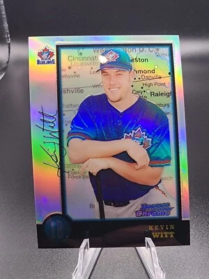 1998 Bowman Chrome International Refractor Kevin Witt #328 - Image 1 of 4