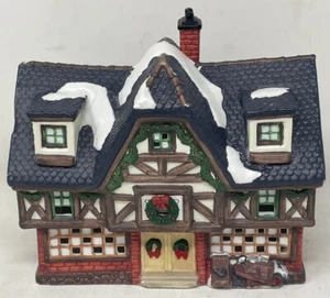 Vintage 1990er Dickens Andenken 1993 Ace Hardware beleuchtet Weihnachten Haus Deko - Bild 1 von 12