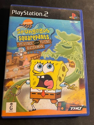 SPONGEBOB SQUAREPANTS: REVENGE OF THE FLYING DUTCHMAN | SONY PS2 + MANUAL - Image 1 of 3