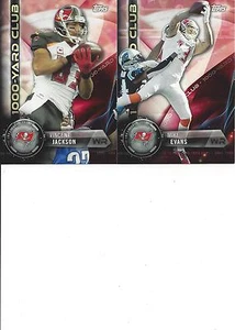 2015 Topps 1000 Yard Club Vincent Jackson & Mike Evans Tampa Bay Buccaneers - Picture 1 of 1