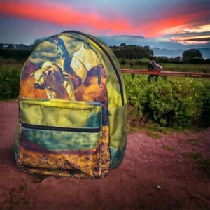 Western Charro Rodeo Mochila Vaquera Vaquera Occidental MINI Mochila Impermeable - Imagen 1 de 3