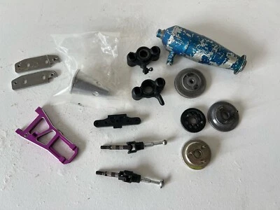 RANDOM NITRO RC CAR PARTS (FLYWHEELS/HPI ARM/DOG-BONES/ETC) HPI TRAXXAS KYOSHO - Image 1 of 4
