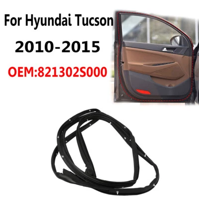 Car Left Front Door WeatherStrip for 2010-2015 Hyundai Tucson OEM 821302S000 - Image 1 of 4