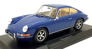 Norev 1/18 scale Diecast 187647 - 1969 Porsche 911 S - Blue - Picture 1 of 5