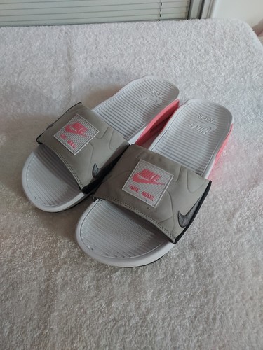 NIKE TAGLIA 8 SLIDE UOMO AIR MAX 90 ROSA E GRIGIE