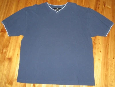 Camiseta deportiva Consensus para hombre XL azul algodón cuello en V SS excelente usada Foto 1 de 4