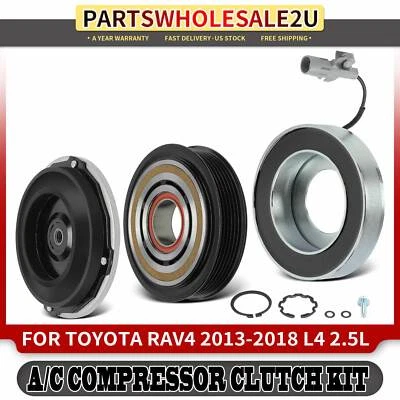 Kit de embrague compresor de aire acondicionado para Toyota RAV4 2013 2014-2018 2,5 L construido en Japón Foto 1 de 4