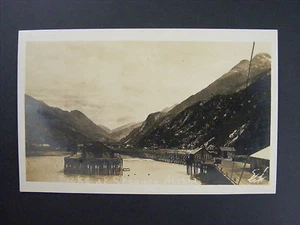 Docks At Skagway Alaska AK Real Photo Postcard RPPC c1904-18 Pre-Statehood - Picture 1 of 1