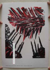 Albino Fernandez Original Xilography On Paper Decade Of 60 Size 17" x 12 1/2" - Picture 1 of 1